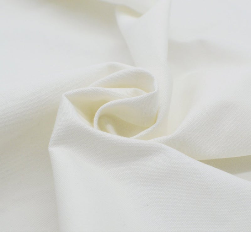 iNee 100% Cotton Fabric for Embroidery, Embroidery Fabric Cotton, 20 by 60-Inch, Cream - Image 1